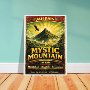 Mystic Mountain Wooden Framed Poster