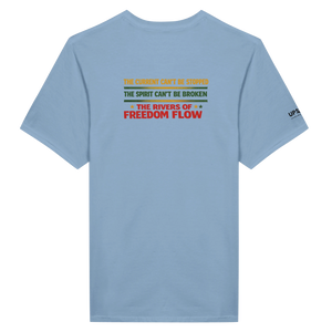 Upstr8 Rivers of Freedom T-shirt (Backprint)