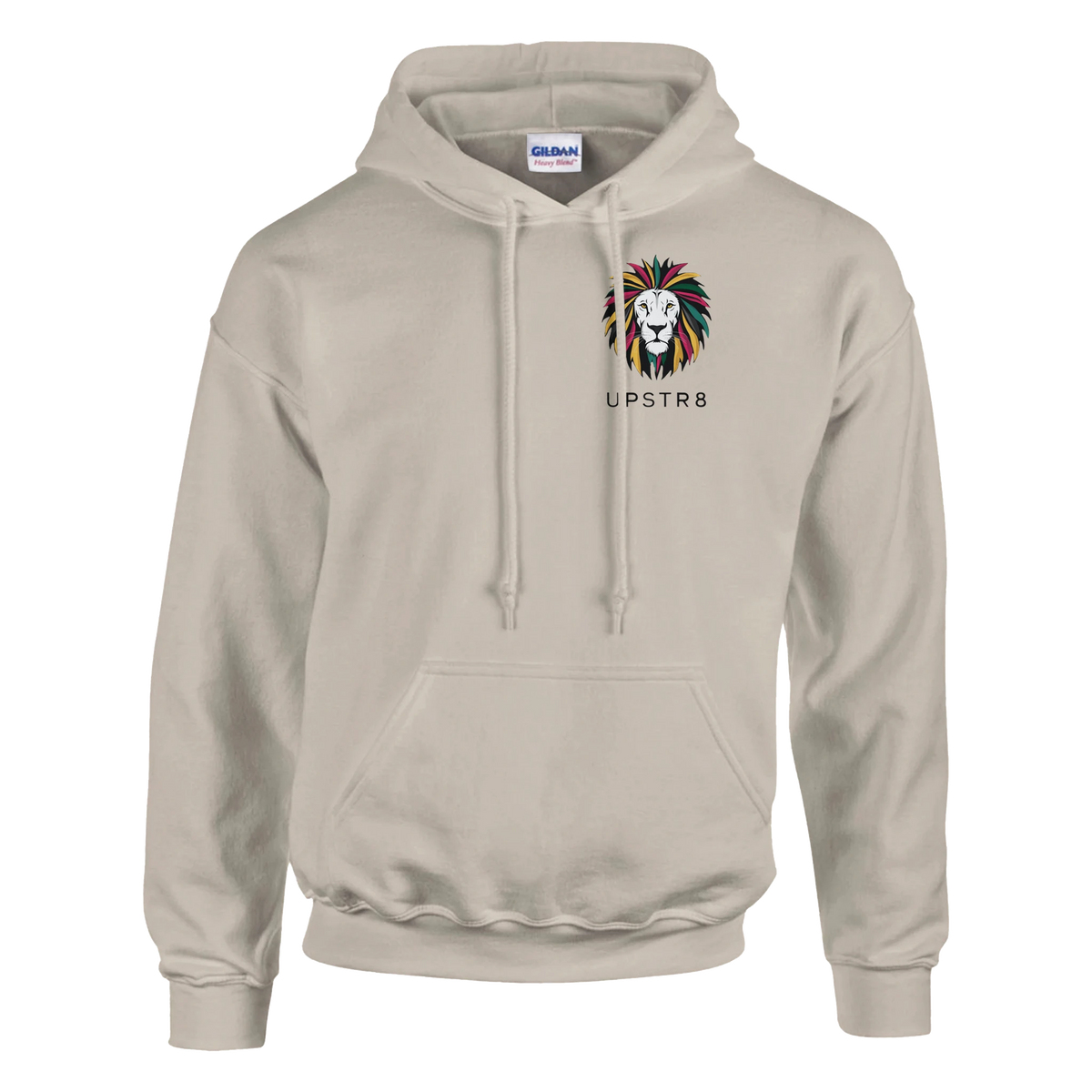 Upstr8 Lion Unisex Hoodie (Backprint)