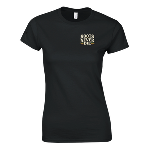 Upstr8 African Roots Women's T-shirt (Backprint)