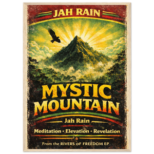 Mystic Mountain Wooden Framed Poster