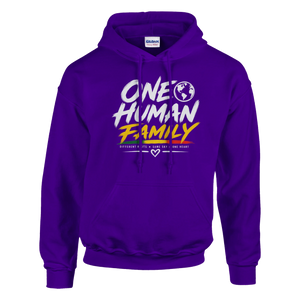 Upstr8 Unisex One Human Family Hoodie (Backprint)