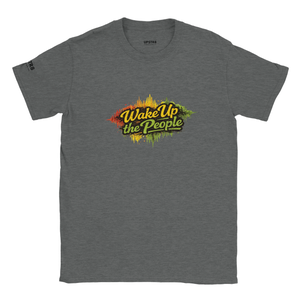 Upstr8 Wake Up/Roots Unisex T-shirt (Backprint)