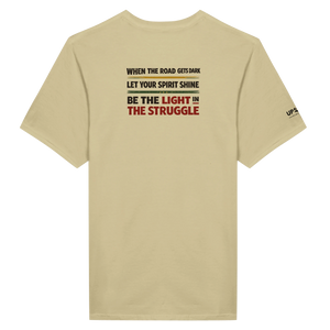 Upstr8 Light in the Struggle T-shirt (Backprint)