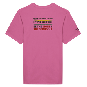 Upstr8 Light in the Struggle T-shirt (Backprint)