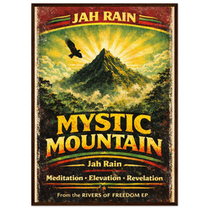 Mystic Mountain Wooden Framed Poster