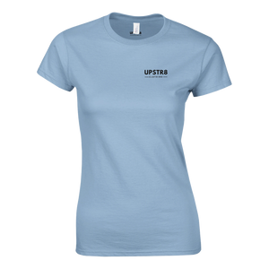 Upstr8 Women's Jah Rain T-shirt (Backprint)