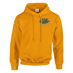 Jah Rain Waterfall/music Unisex Hoodie (Backprint)