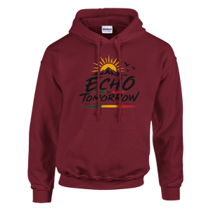 Upstr8 Unisex echo of Tomorrow Hoodie (Backprint)