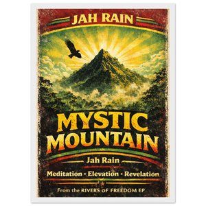 Mystic Mountain Wooden Framed Poster
