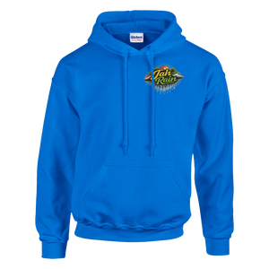 Jah Rain Waterfall/music Unisex Hoodie (Backprint)