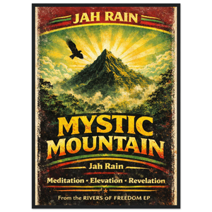 Mystic Mountain Wooden Framed Poster