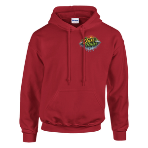 Jah Rain Waterfall/music Unisex Hoodie (Backprint)