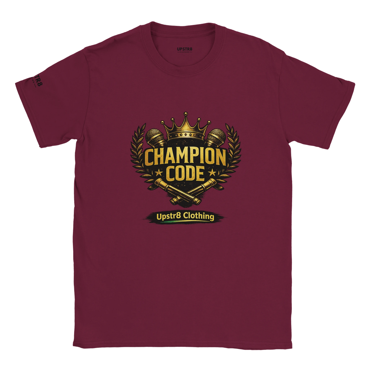 Upstr8 Champion Code Unisex T-shirt