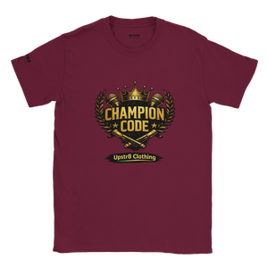 Upstr8 Champion Code Unisex T-shirt