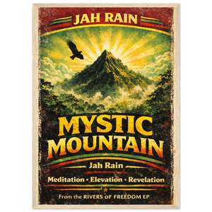 Mystic Mountain Wooden Framed Poster