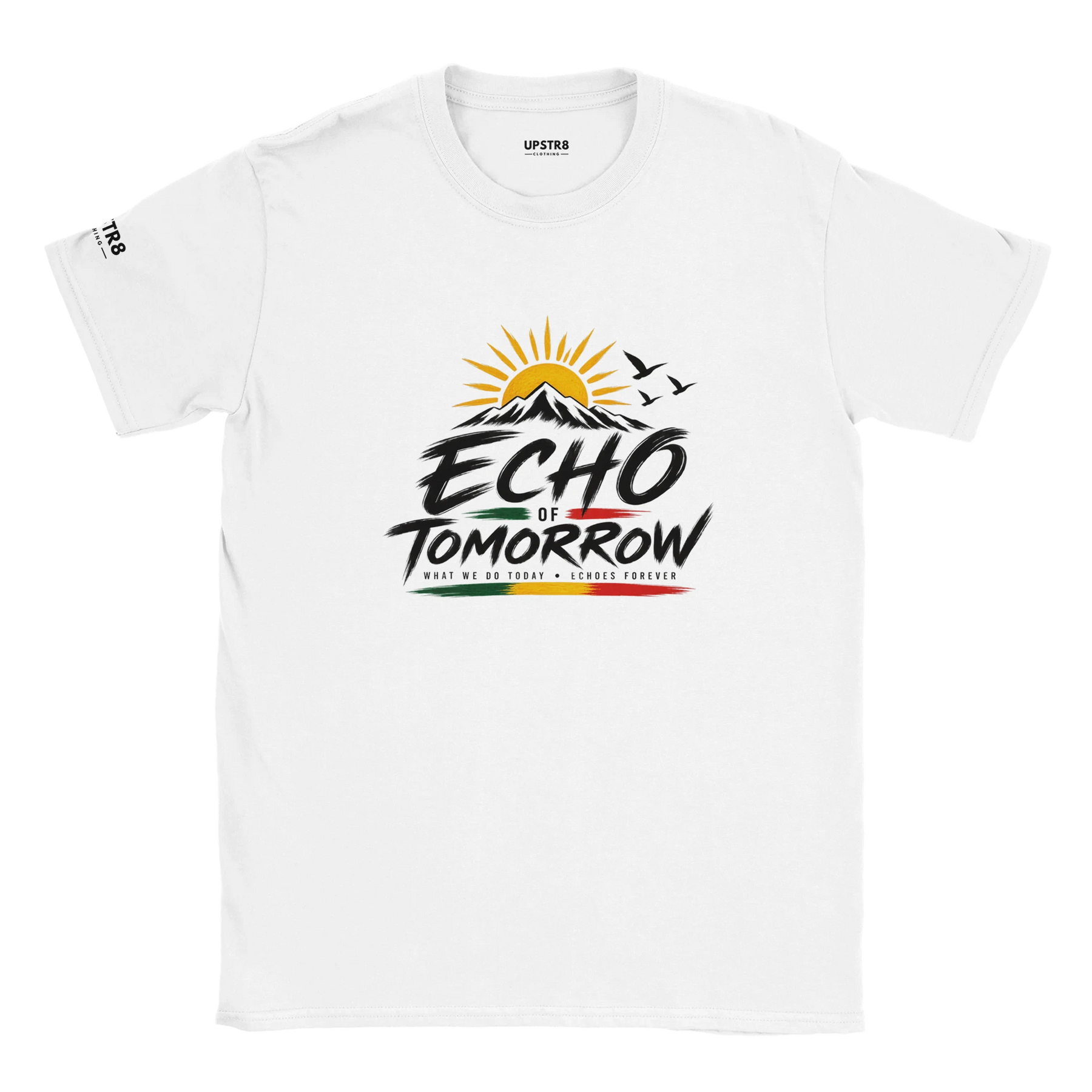 Upstr8 Echo of Tomorrow T-shirt (Backprint)
