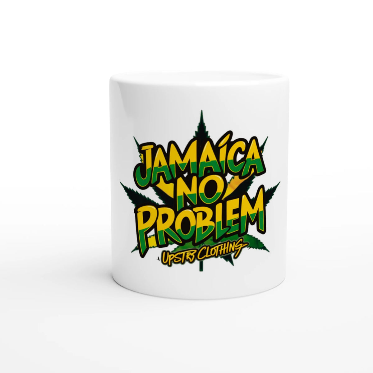 Upstr8 Jamaica No Problem White 11oz Ceramic Mug