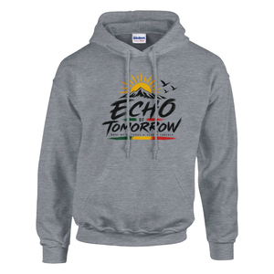 Upstr8 Unisex echo of Tomorrow Hoodie (Backprint)