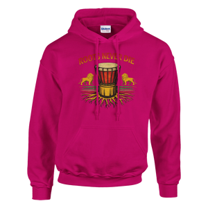 Upstr8 Roots/Music Unisex Hoodie (Backprint)