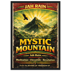 Mystic Mountain Wooden Framed Poster