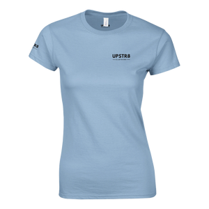 Upstr8 Roots Never Die Women's T-shirt (Backprint)