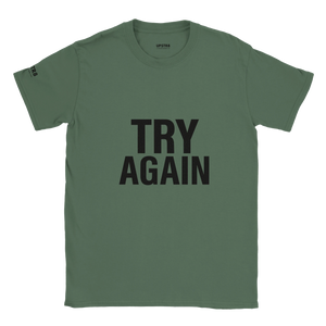 Upstr8 Try Again/Jah Rain Music T-shirt