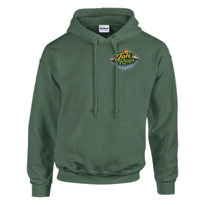 Jah Rain Waterfall/music Unisex Hoodie (Backprint)