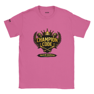 Upstr8 Champion Code Unisex T-shirt