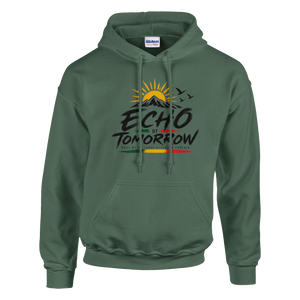 Upstr8 Unisex echo of Tomorrow Hoodie (Backprint)