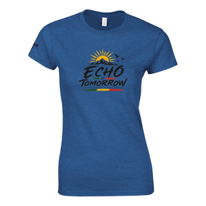 Upstr8 Women's Echo of Tomorrow T-shirt (Backprint)