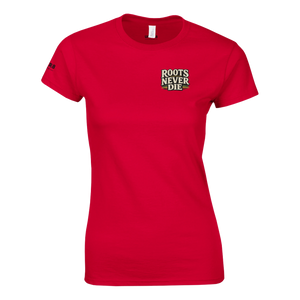 Upstr8 African Roots Women's T-shirt (Backprint)