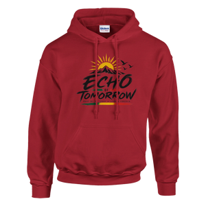 Upstr8 Unisex echo of Tomorrow Hoodie (Backprint)