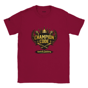 Upstr8 Champion Code Unisex T-shirt