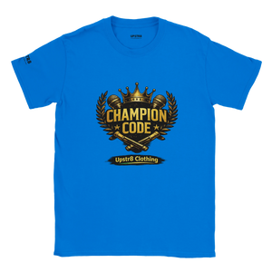 Upstr8 Champion Code Unisex T-shirt