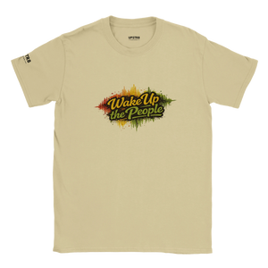 Upstr8 Wake Up/Roots Unisex T-shirt (Backprint)