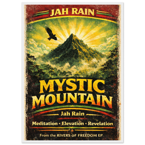 Mystic Mountain Wooden Framed Poster