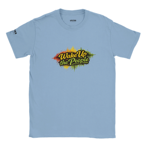 Upstr8 Wake Up/Roots Unisex T-shirt (Backprint)
