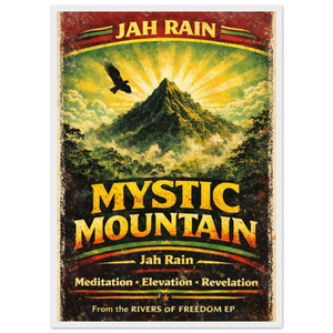 Mystic Mountain Wooden Framed Poster