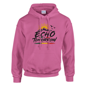 Upstr8 Unisex echo of Tomorrow Hoodie (Backprint)