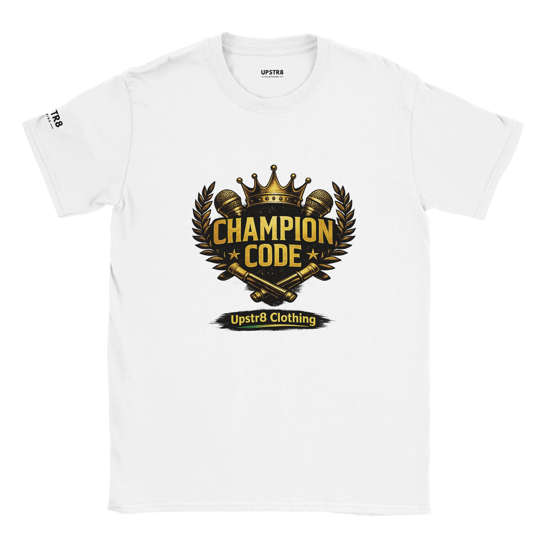 Upstr8 Champion Code Unisex T-shirt