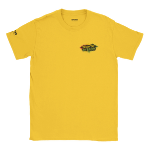 Upstr8 Wake Up/Roots Unisex T-shirt (Backprint)