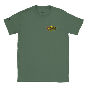 Upstr8 Wake Up Unisex T-shirt (Backprint)