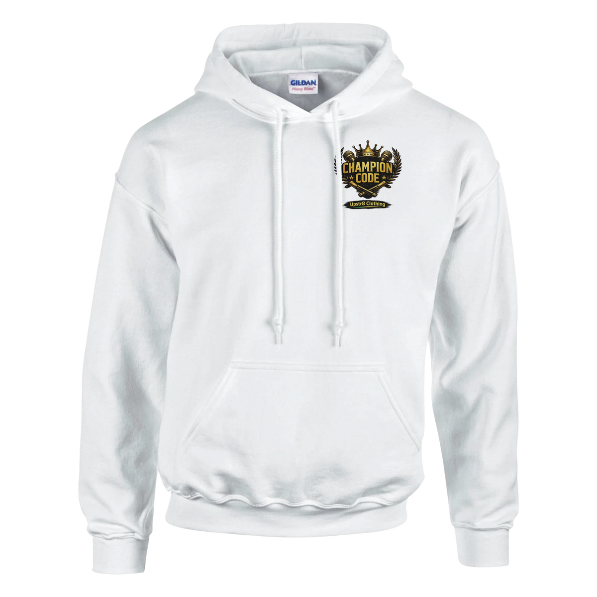 Upstr8 Champion Code Unisex Hoodie (Backprint)