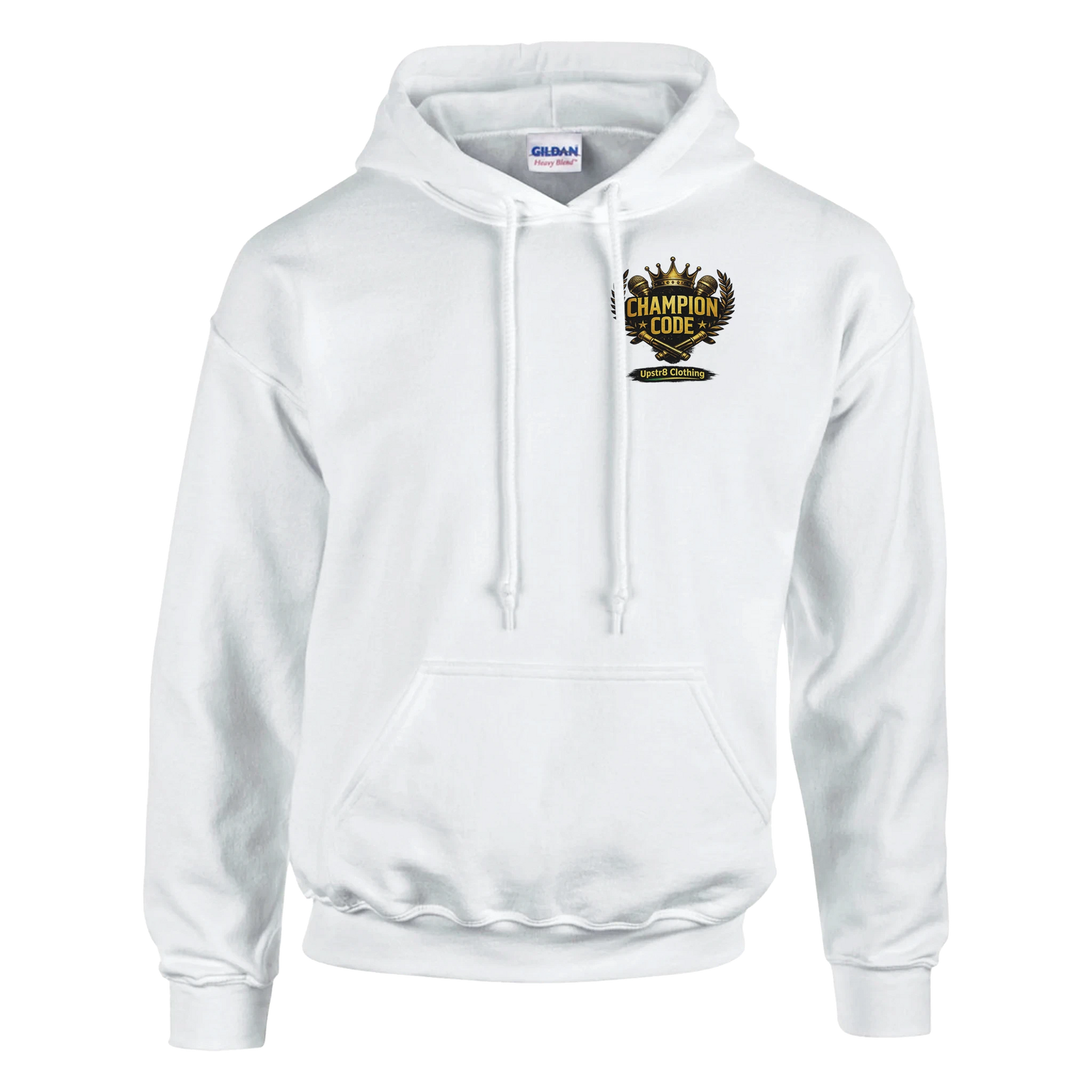 Upstr8 Champion Code Unisex Hoodie (Backprint)