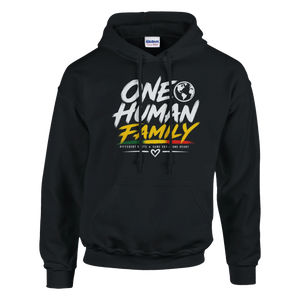 Upstr8 Unisex One Human Family Hoodie (Backprint)