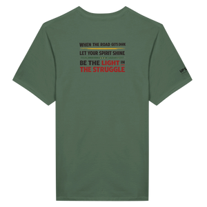 Upstr8 Light in the Struggle T-shirt (Backprint)