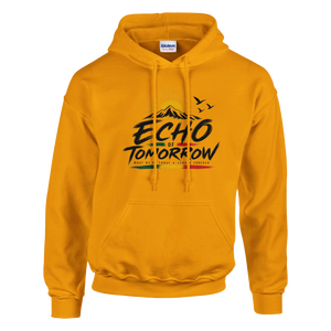 Upstr8 Unisex echo of Tomorrow Hoodie (Backprint)