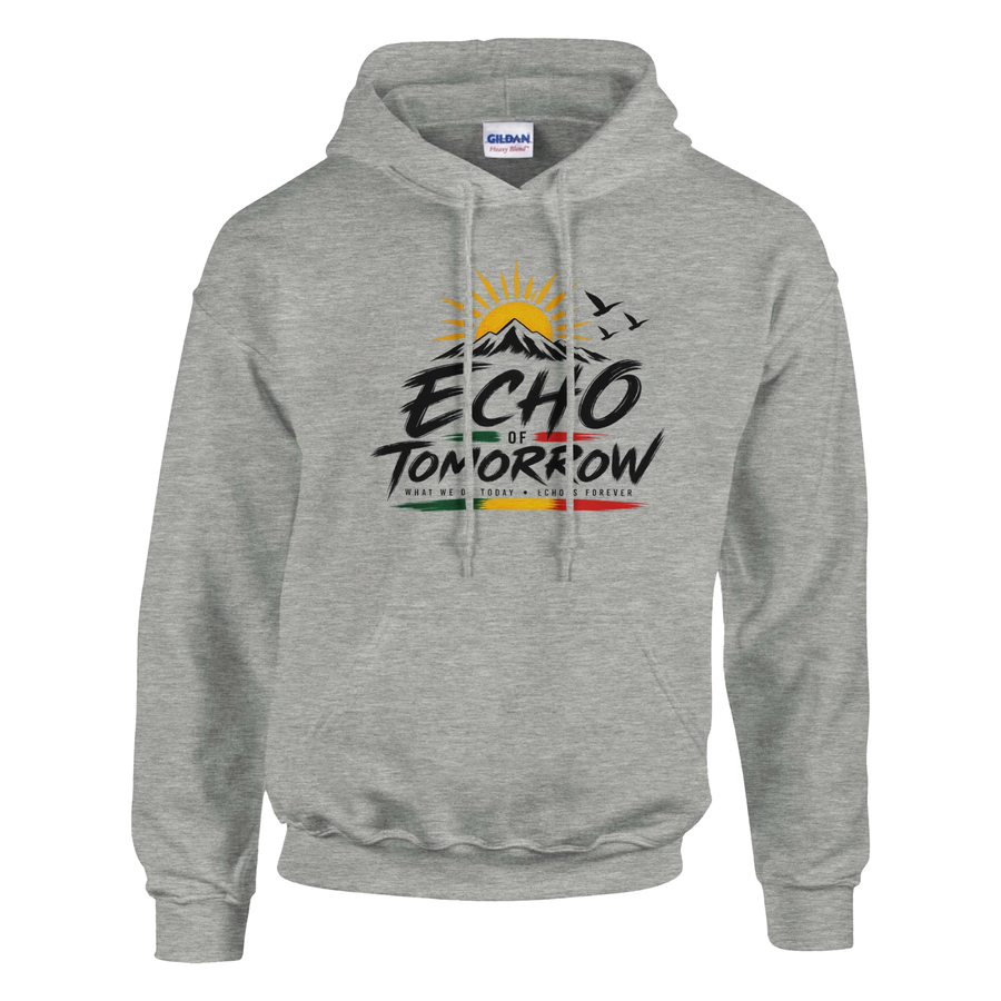 Upstr8 Unisex echo of Tomorrow Hoodie (Backprint)