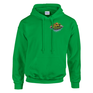 Jah Rain Waterfall/music Unisex Hoodie (Backprint)
